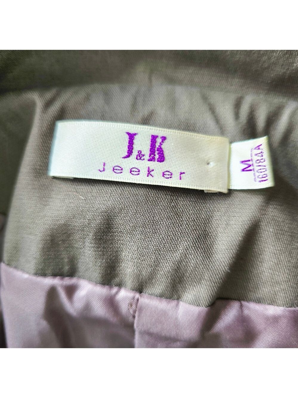 J & K Jeeker Women's Belted Trench Coat Size M - Picture 14 of 14
